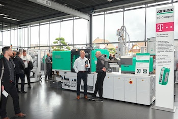 5G campus network for plastic