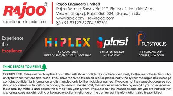 Rajoo Ushers in a New Era For Solar Cell Manufacturers - Launches Lamina è, India's First Mono & Multi-Layer EVA/POE Sheet Line For Producing Encapsulant Sheet For Solar Cells.