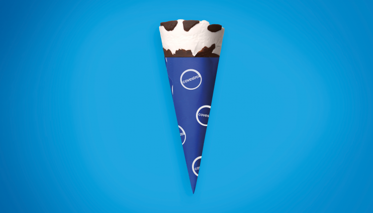 The resin for food packaging is made with 37 percent plant-based and transparently sourced ingredients, such as bark, castor beans, and corn. This substantially reduces its carbon footprint in comparison to virgin PE and standard fossil-based coatings.